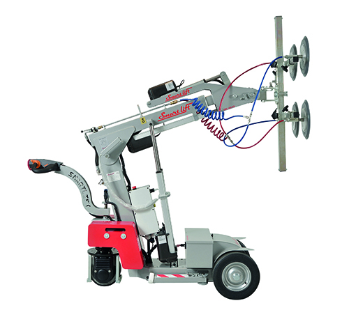Montasjelift vindu elhydraulisk, vakuum < 300 kg